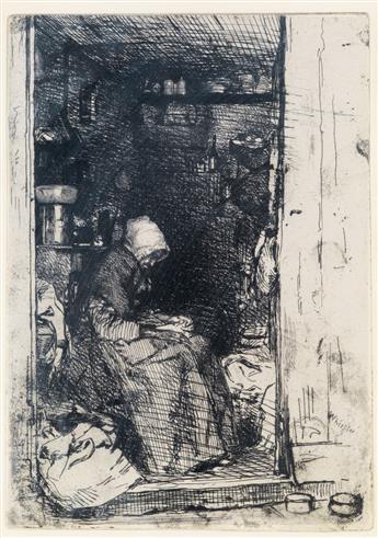 JAMES A. M. WHISTLER Three etchings.